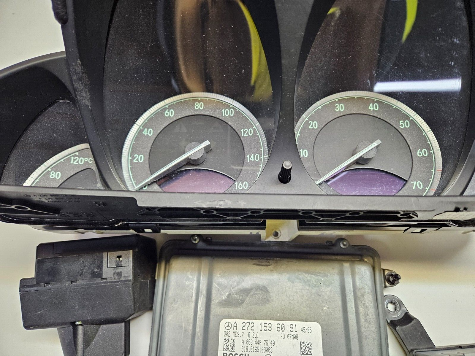 Mercedes SL R230 Motorsteuergerät mit Wegfahrsperre A 2721536091 0261209284 ♻️