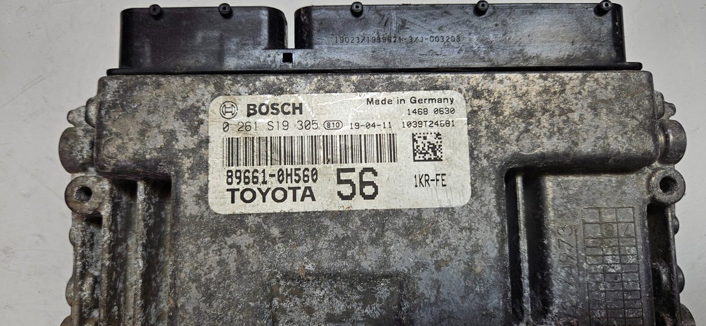 Toyota Citroen Peugeot Motorsteuergerät Steuergerät 89661-0H560 0261S19305 ♻️