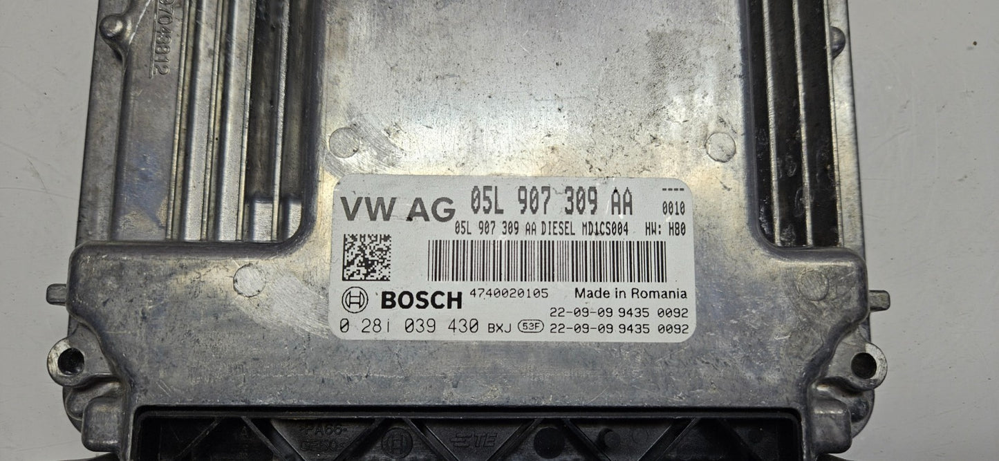 VW Audi Seat Skoda Motorsteuergerät Steuergerät 05L907309AA 0281039430