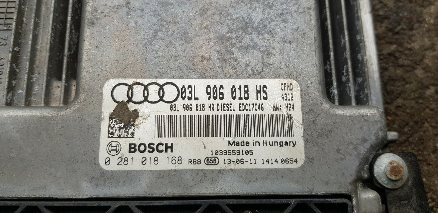 Audi A1 Motorsteuergerät Steuergerät 03L906018HS 0281018168 PLUG&PLAY