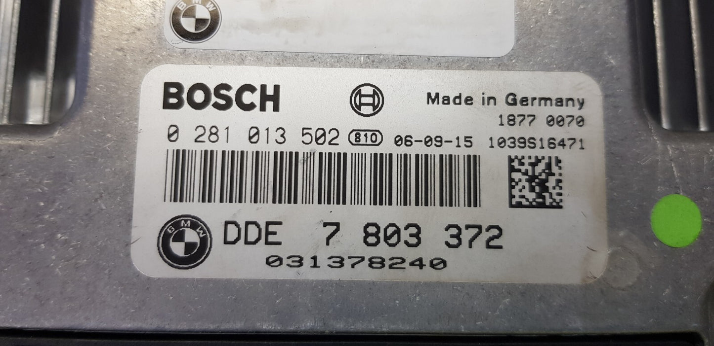 BMW Motorsteuergerät Steuergerät DDE 7803372 0281013502 PLUG & PLAY