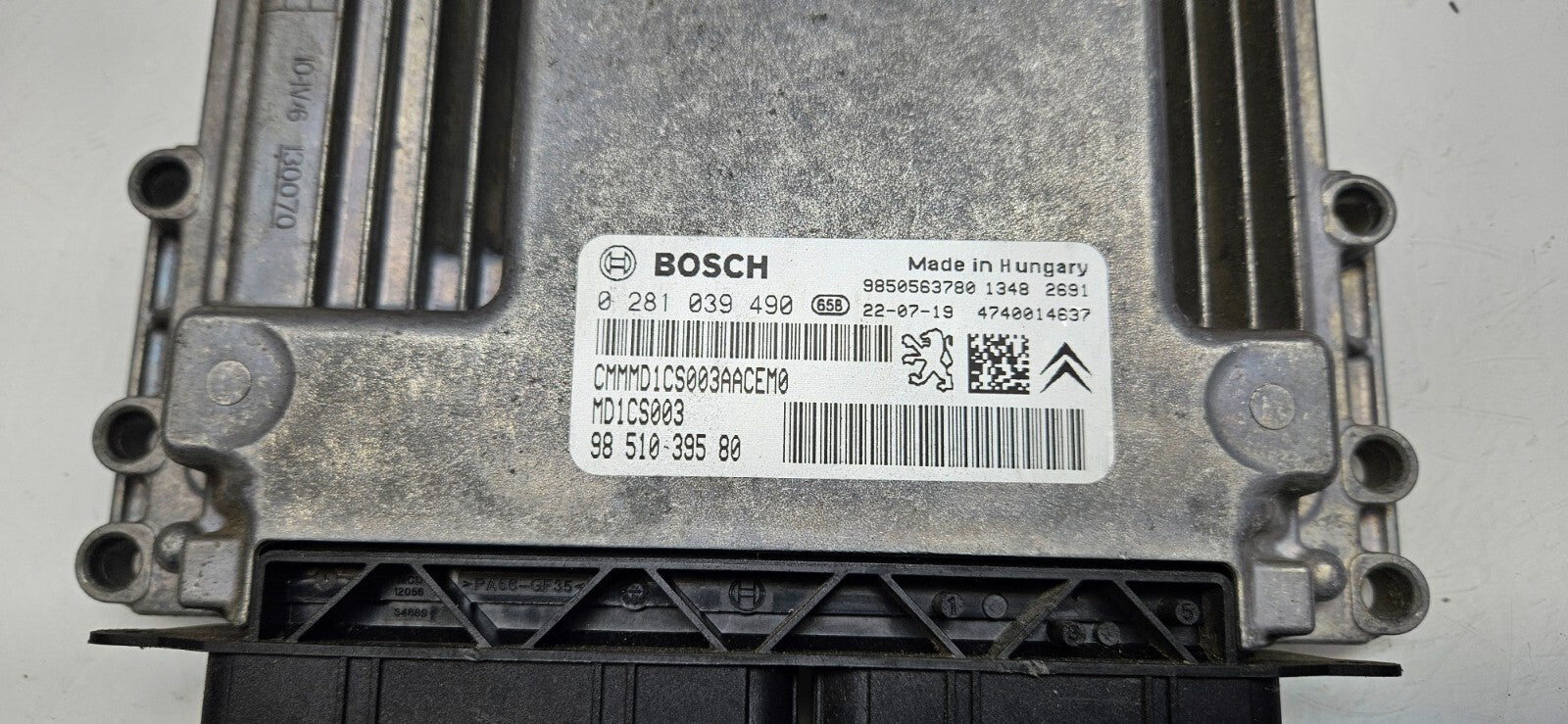 Citroen C3 Schaltg. Motorsteuergerät Steuergerät 9851039580 0281039490 ♻️