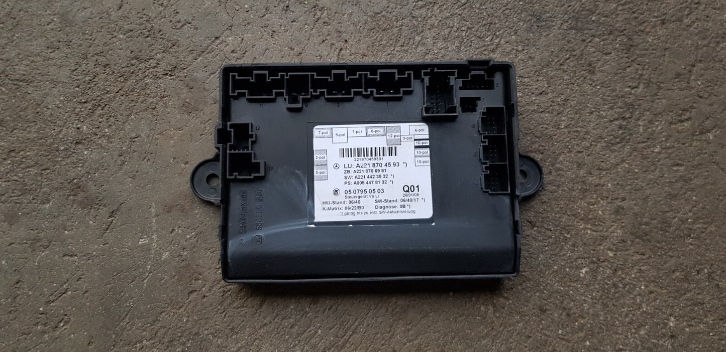 Mercedes W221 Steuergerät A 2218704593 A 2218706991