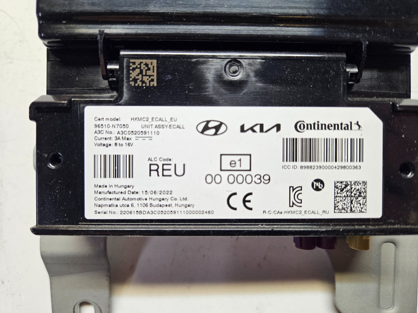 Hyundai Tucson Steuergerät 96510-N7050 A3C0520591110 ♻️