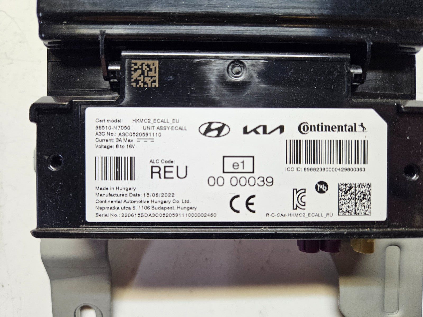 Hyundai Tucson Steuergerät 96510-N7050 A3C0520591110 ♻️
