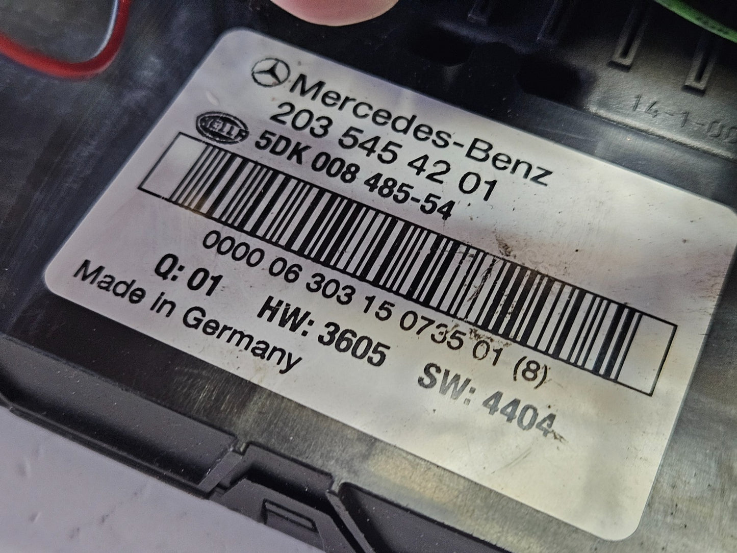 Mercedes W203 SAM Steuergerät Sicherungskasten 2035454201 5DK008485-54 ♻️