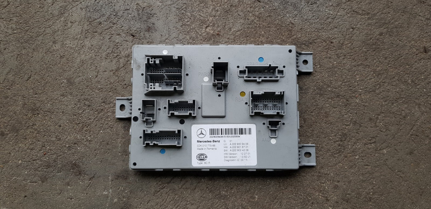 Mercedes W222 SAM Steuergerät A 2229009408 A 2229018701