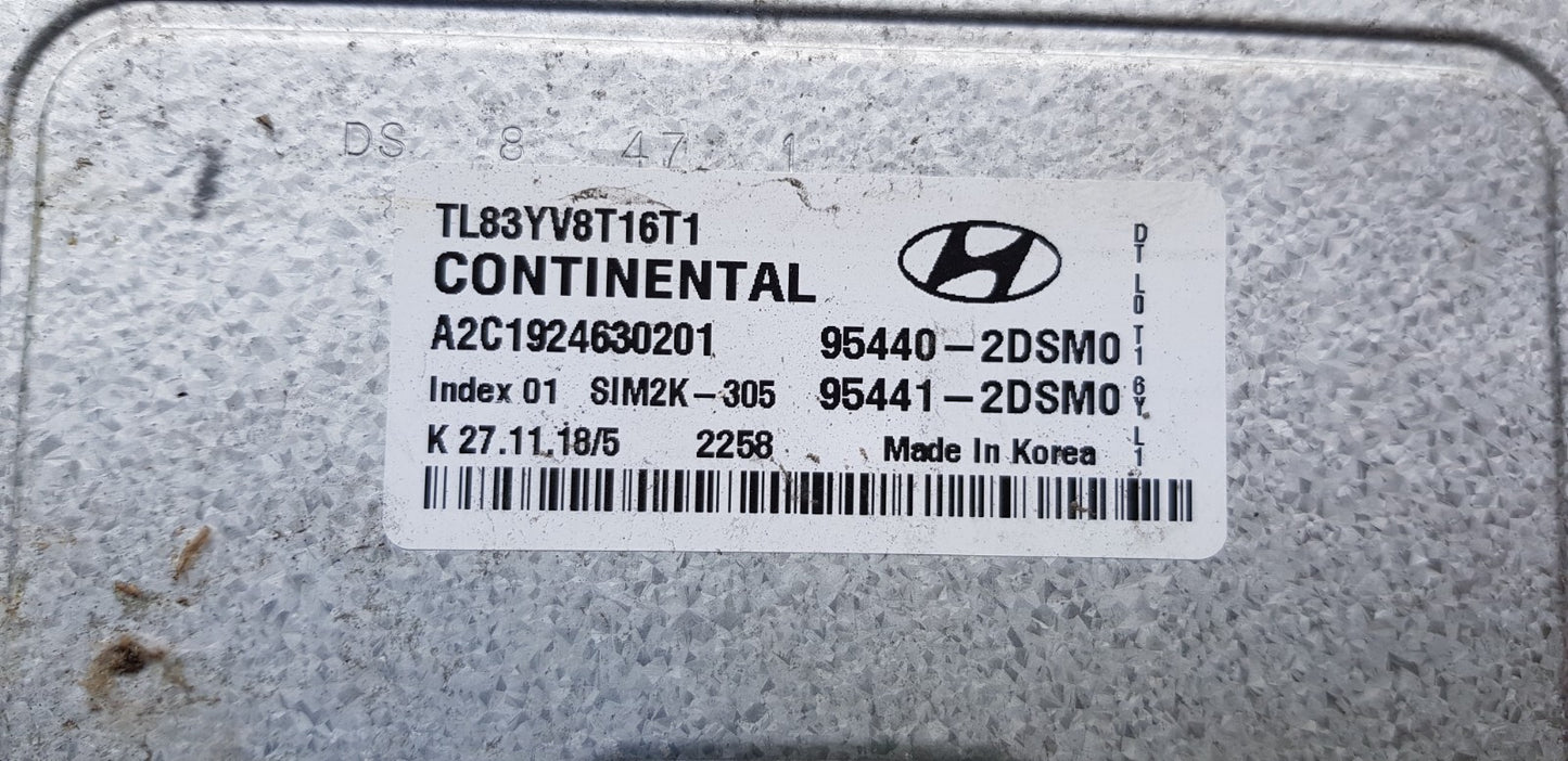 Hyundai Kia Motorsteuergerät 95440-2DSM0 95441-2DSM0 PLUG & PLAY