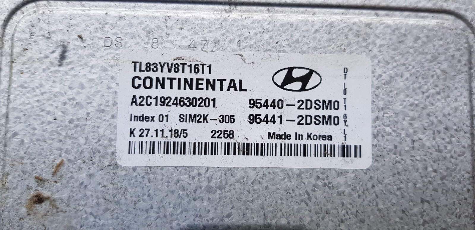 Hyundai Kia Motorsteuergerät 95440-2DSM0 95441-2DSM0 PLUG & PLAY