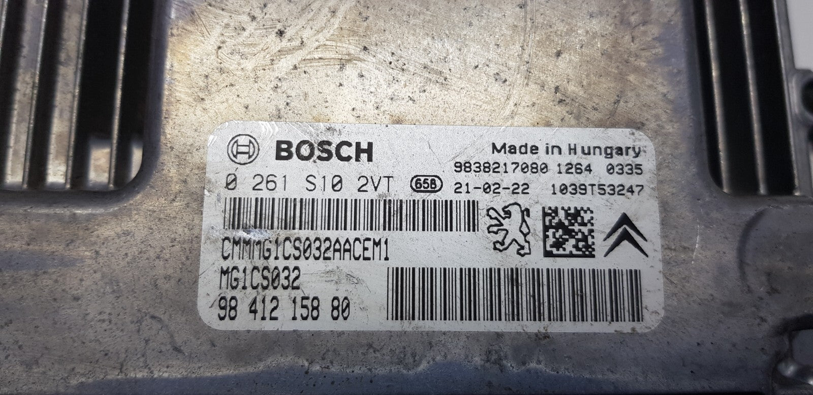 Opel Schaltg. Motorsteuergerät Steuergerät 0261S102VT 9841215880