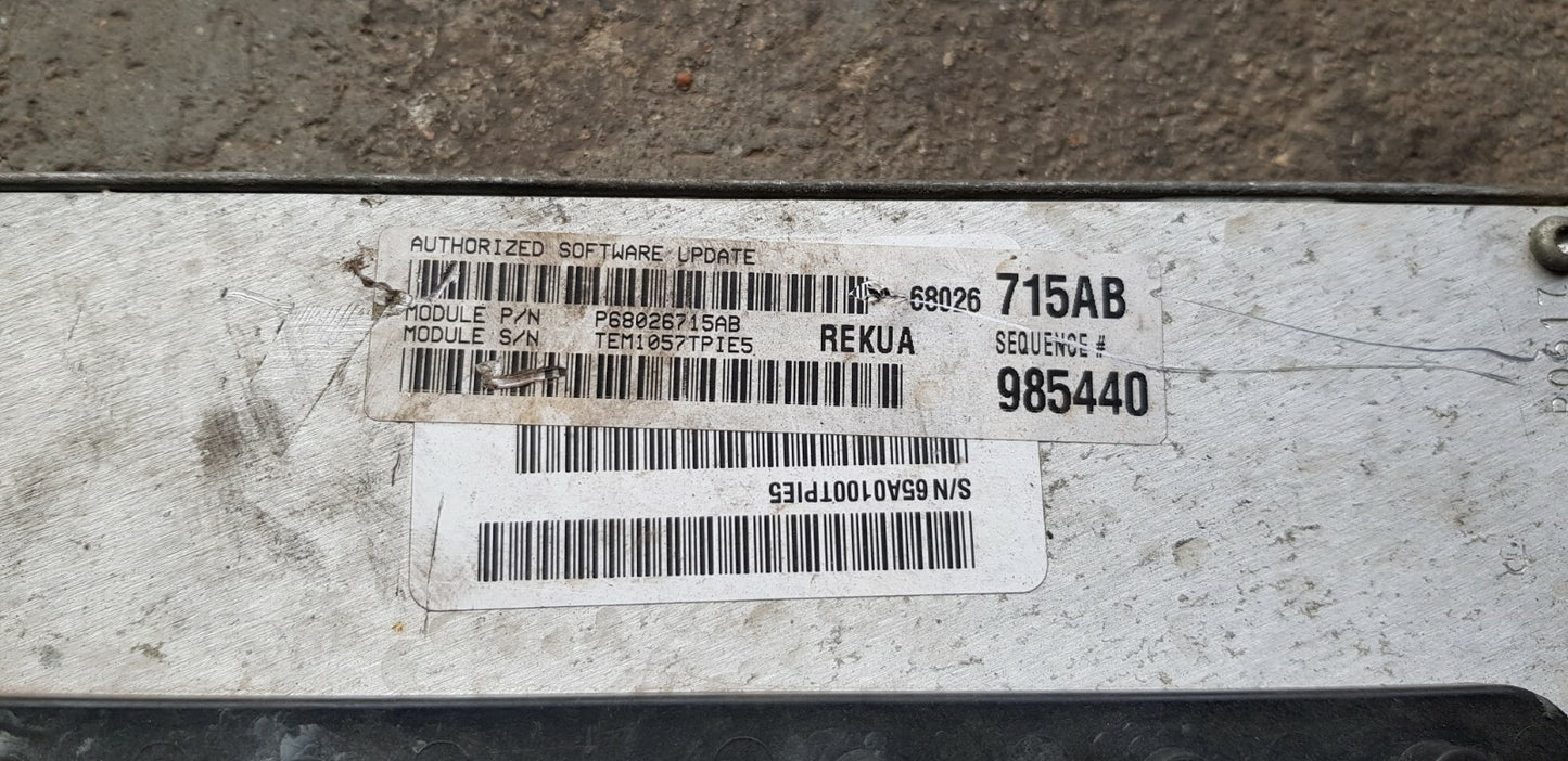 Jeep Motorsteuergerät Steuergerät P68026715AB TEM1057TPIE5