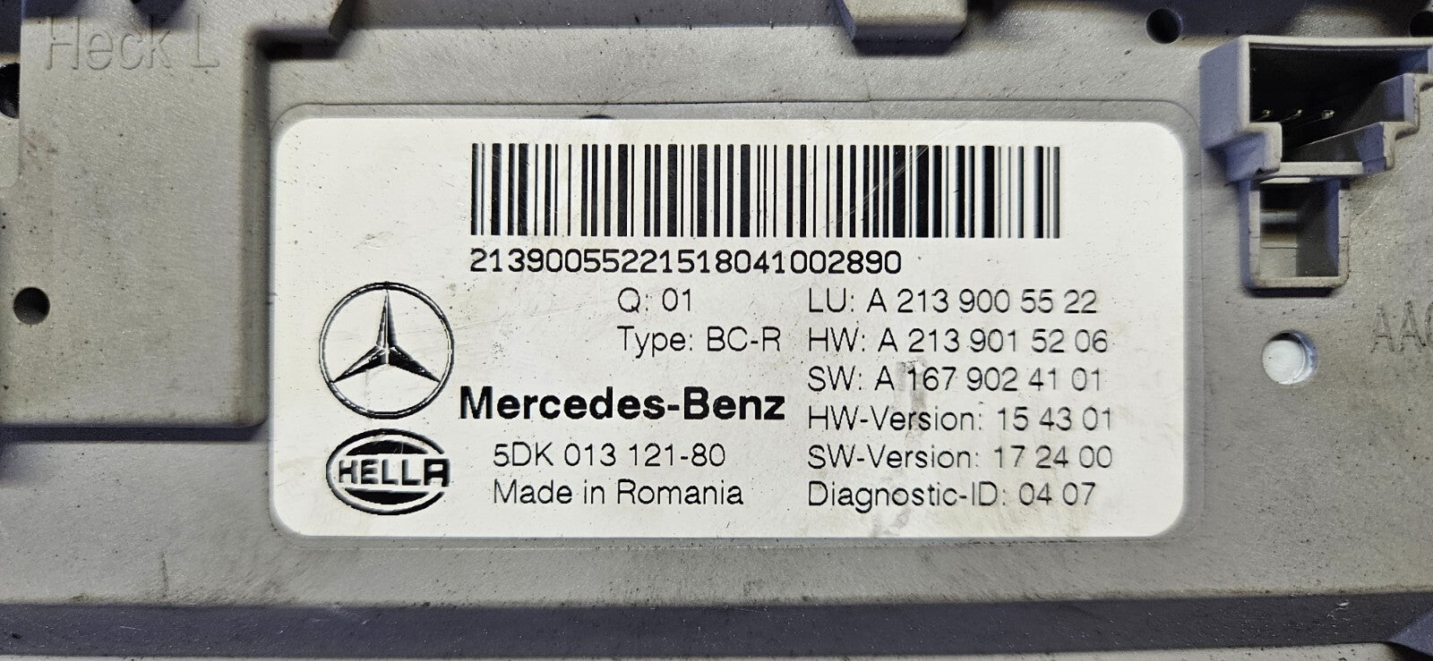 Mercedes SAM Steuergerät A 2139005522 A 2139015206