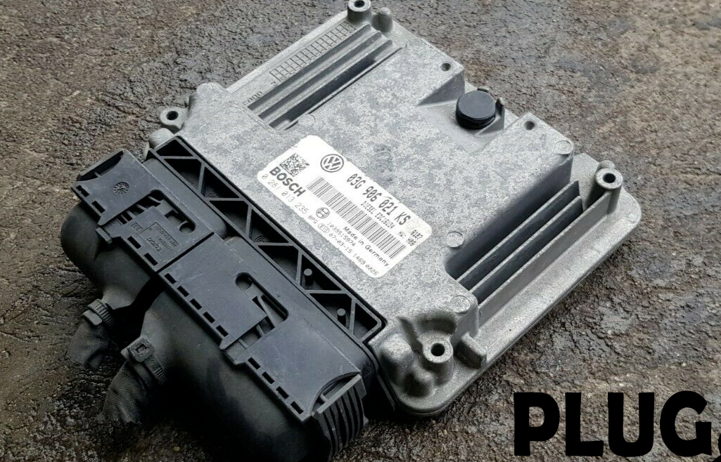 VW Golf Motorsteuergerät Steuergerät 03G906021KS 0281013235 mit PIN CODE