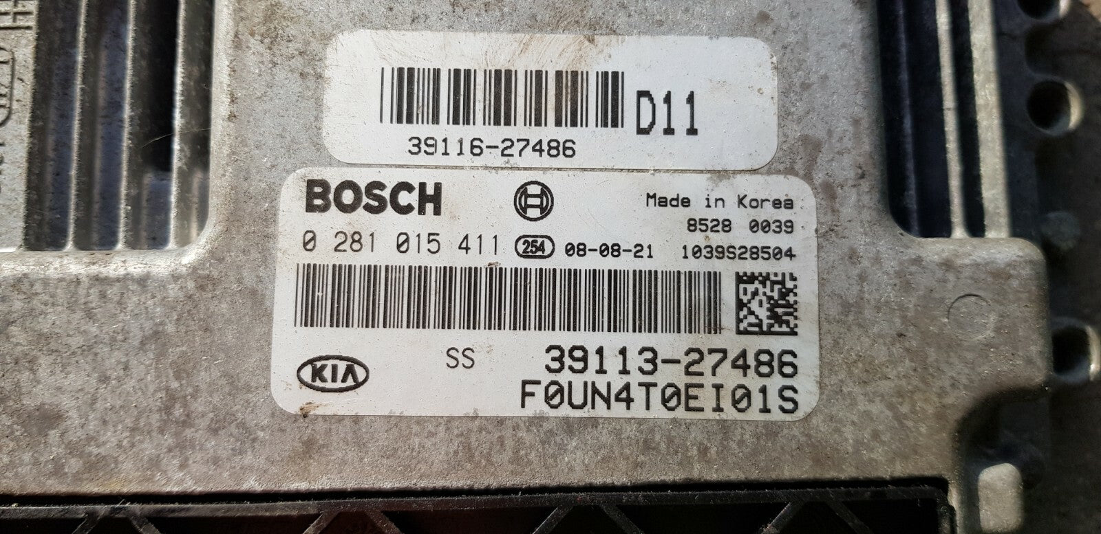 Kia Motorsteuergerät Steuergerät 39113-27486 0281015411 PLUG&PLAY