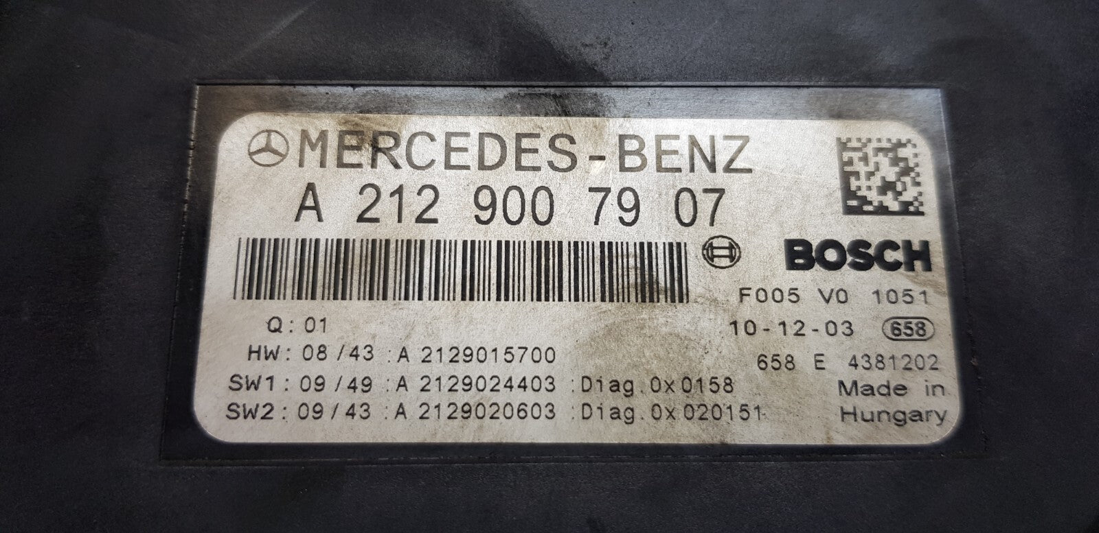 Mercedes W204 SAM Steuergerät Sicherungskasten A 2129007907 A 2129015700
