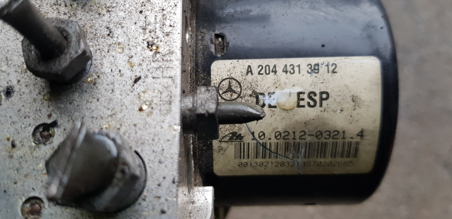 Mercedes W204 ABS Hydraulikblock Pumpe Steuergerät A 2049012500 A 2044313912