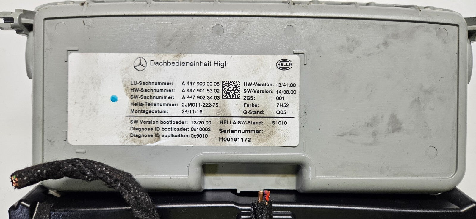 Mercedes W447 Dachbedieneinheit Innenraumbeleuchtung A 4479000006 A 4479015302