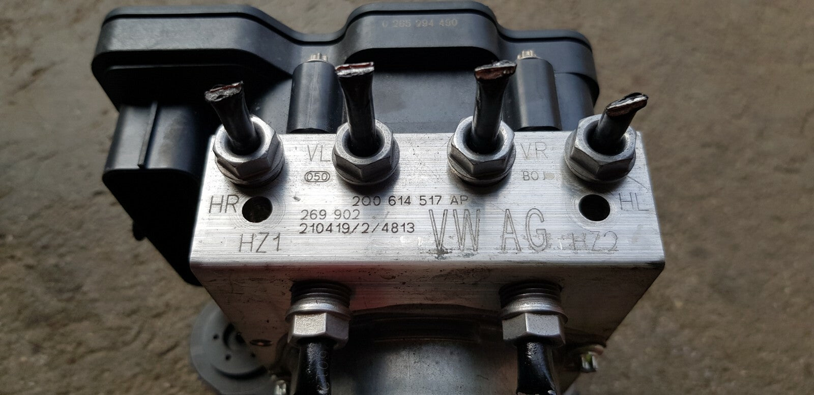 VW Audi Seat ABS Hydraulikblock Hydraulikaggregat 2Q0614517AP 2Q0614517N