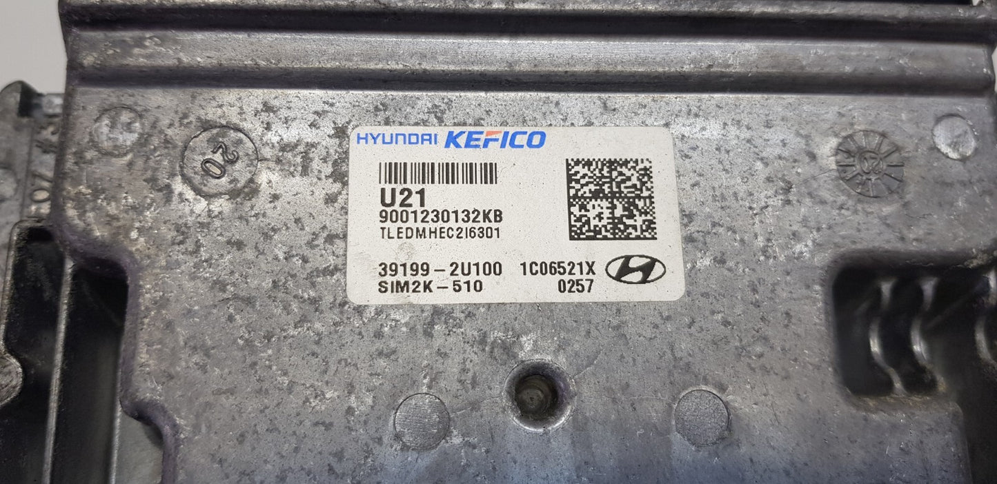 Hyundai Tucson Motorsteuergerät Steuergerät 39199-2U100 9001230132KB SIM2K-510
