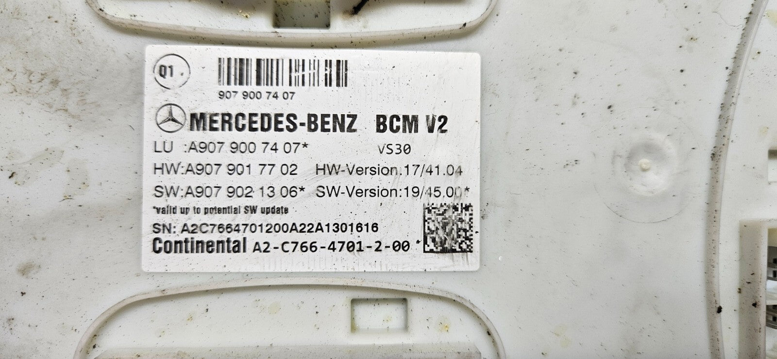 Mercedes Sprinter BCM Steuergerät A 9079007407 A 9079017702