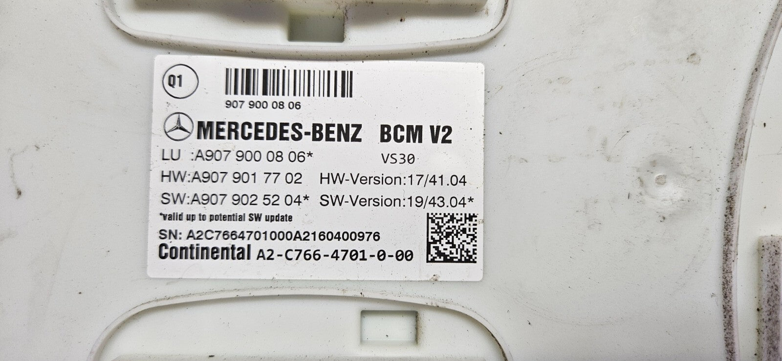 Mercedes Spriner SAM Steuergerät A 9079000806 A 9079017702