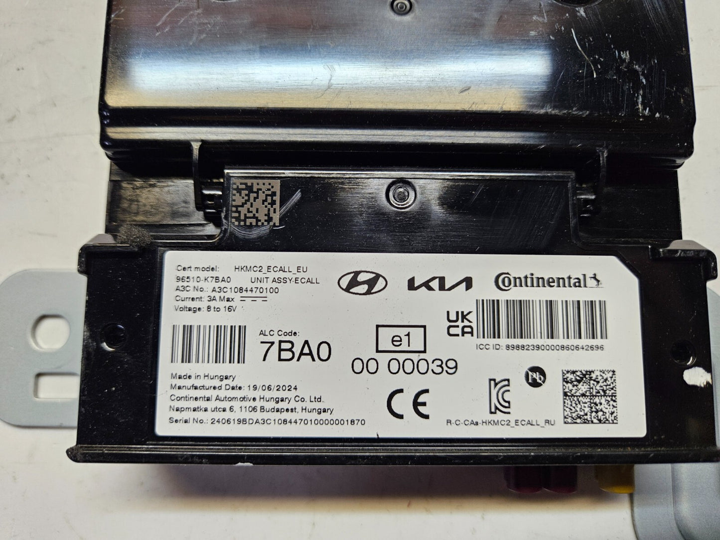 Hyundai ASSY ECALL Steuergerät 96510-K7BA0 ♻️