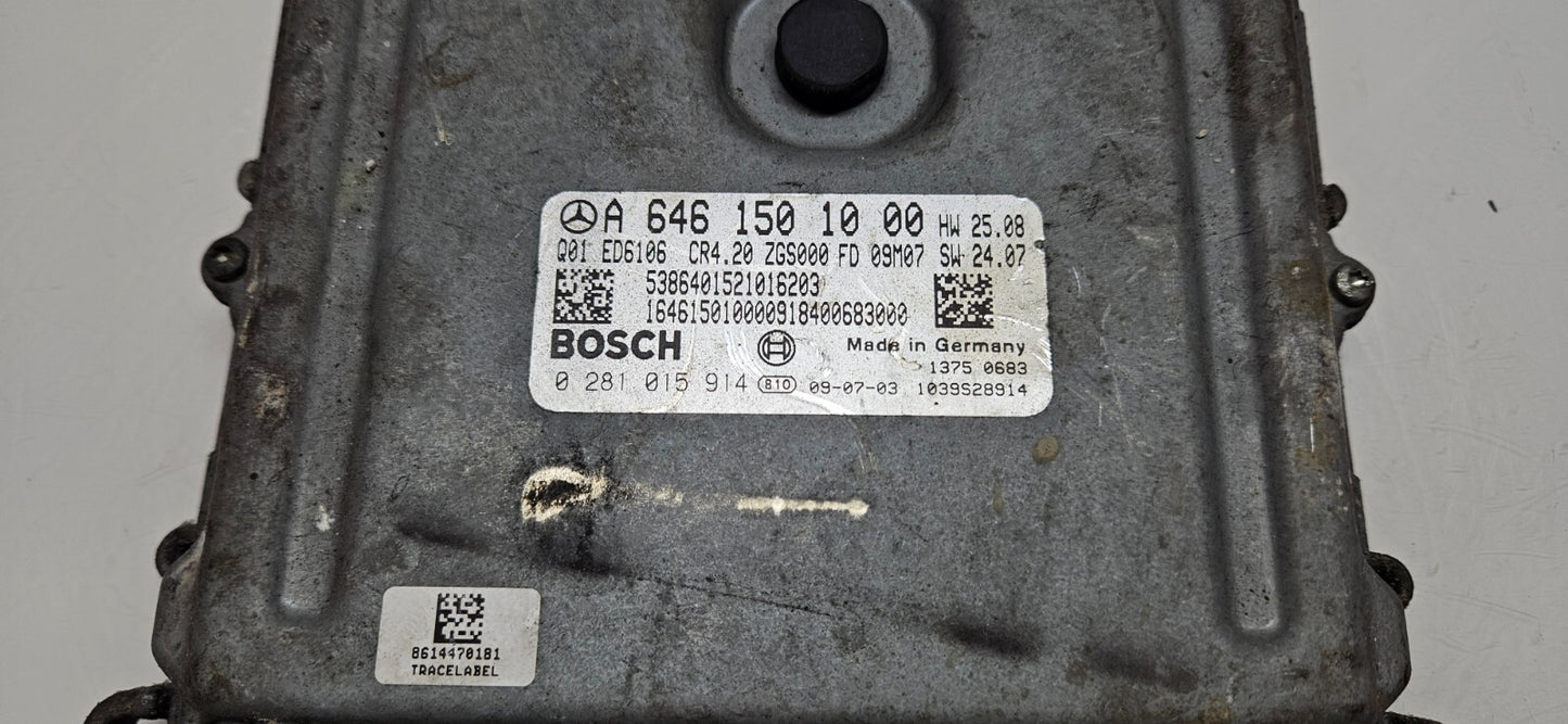 Mercedes Sprinter Motorsteuergerät Steuergerät A 6461501000 0281015914
