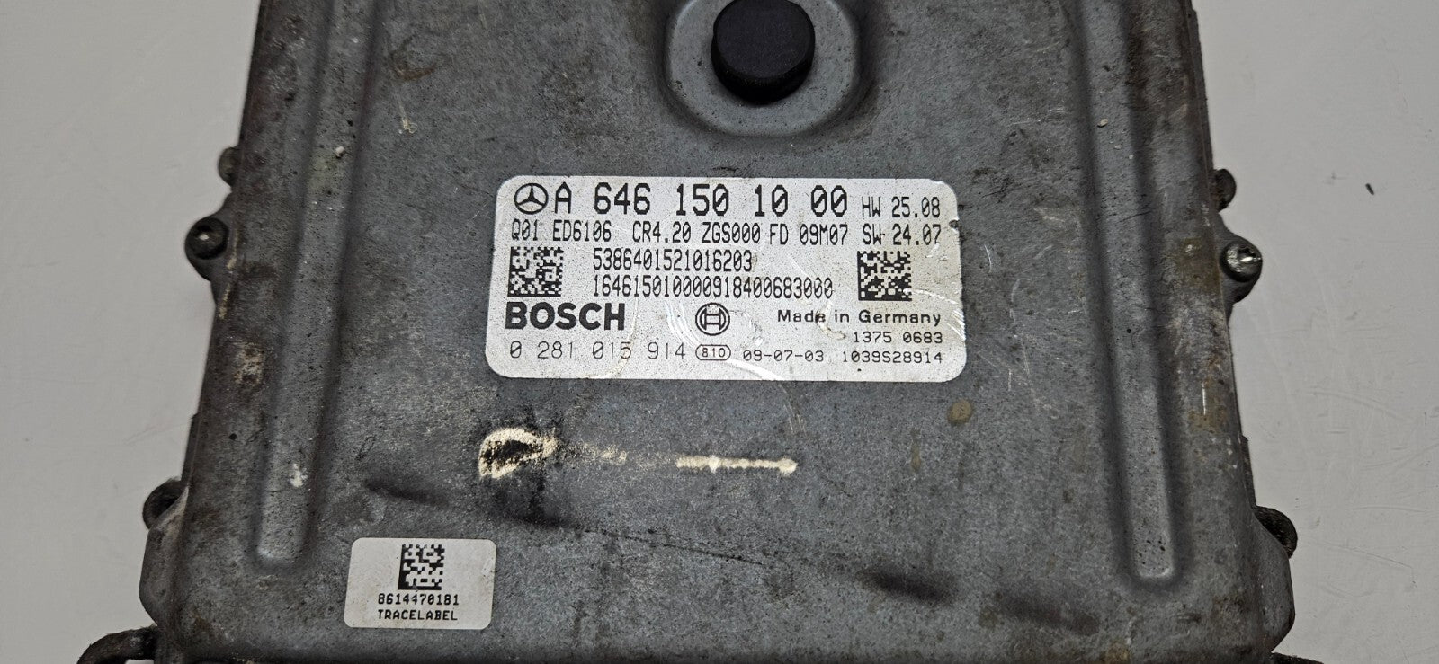 Mercedes Sprinter Motorsteuergerät Steuergerät A 6461501000 0281015914