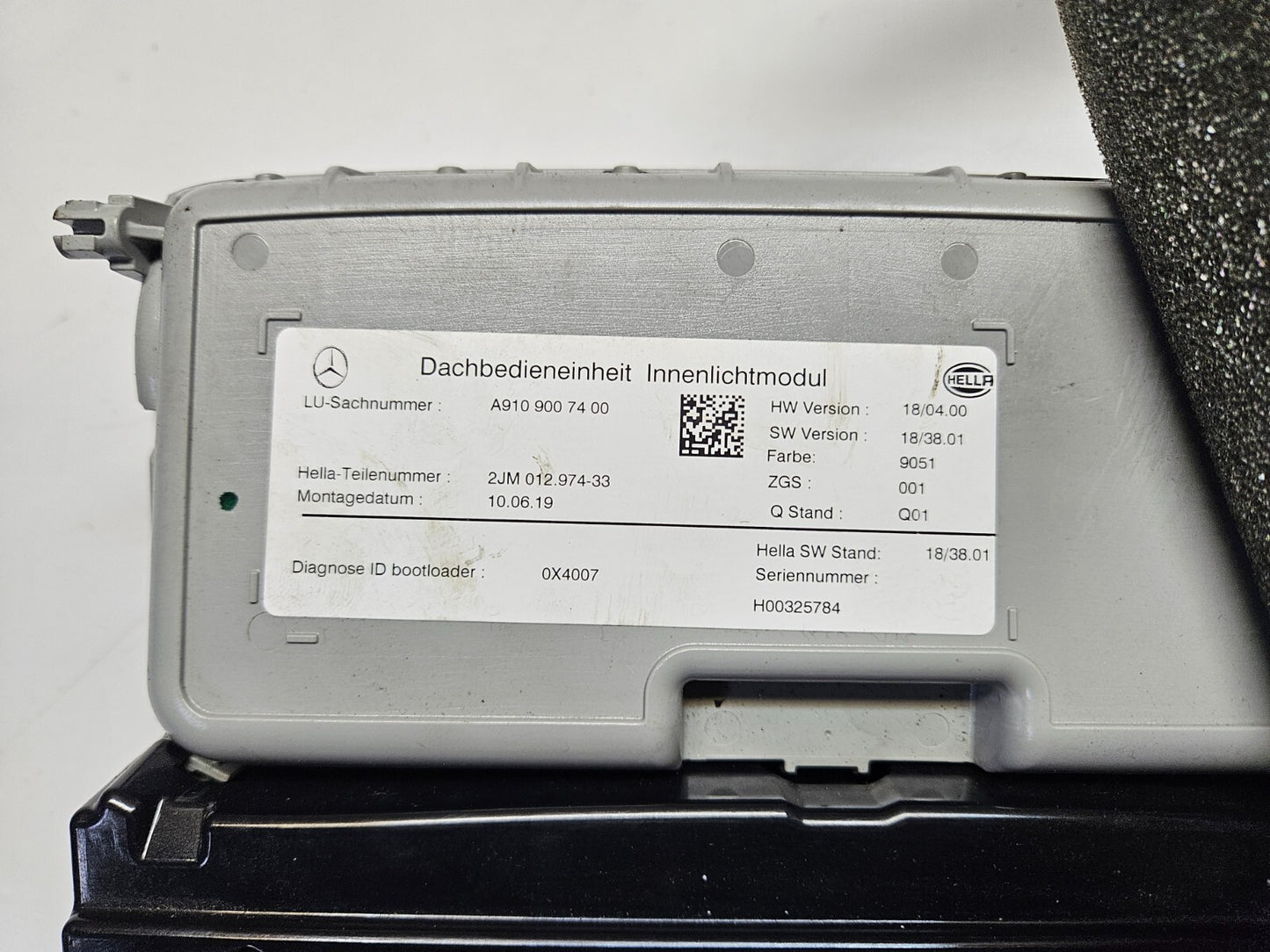 Mercedes Sprinter W907 Dachbedieneinheit A 9109007400 18/04.00 18/38.01 ♻️
