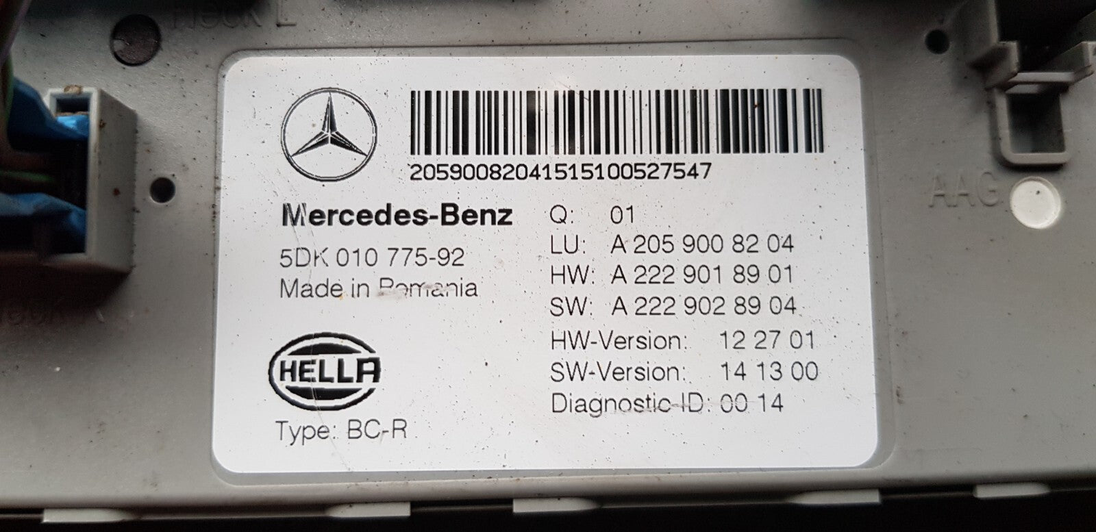 Mercedes W205 SAM Steuergerät A 2059008204 A 2229018901