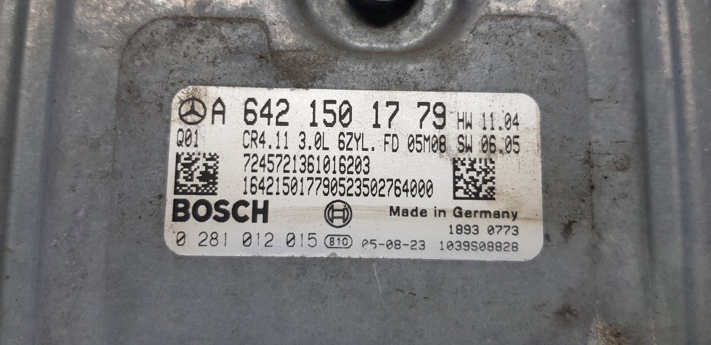Mercedes Motorsteuergerät Steuergerät A 6421501779 0281012015 PLUG & PLAY