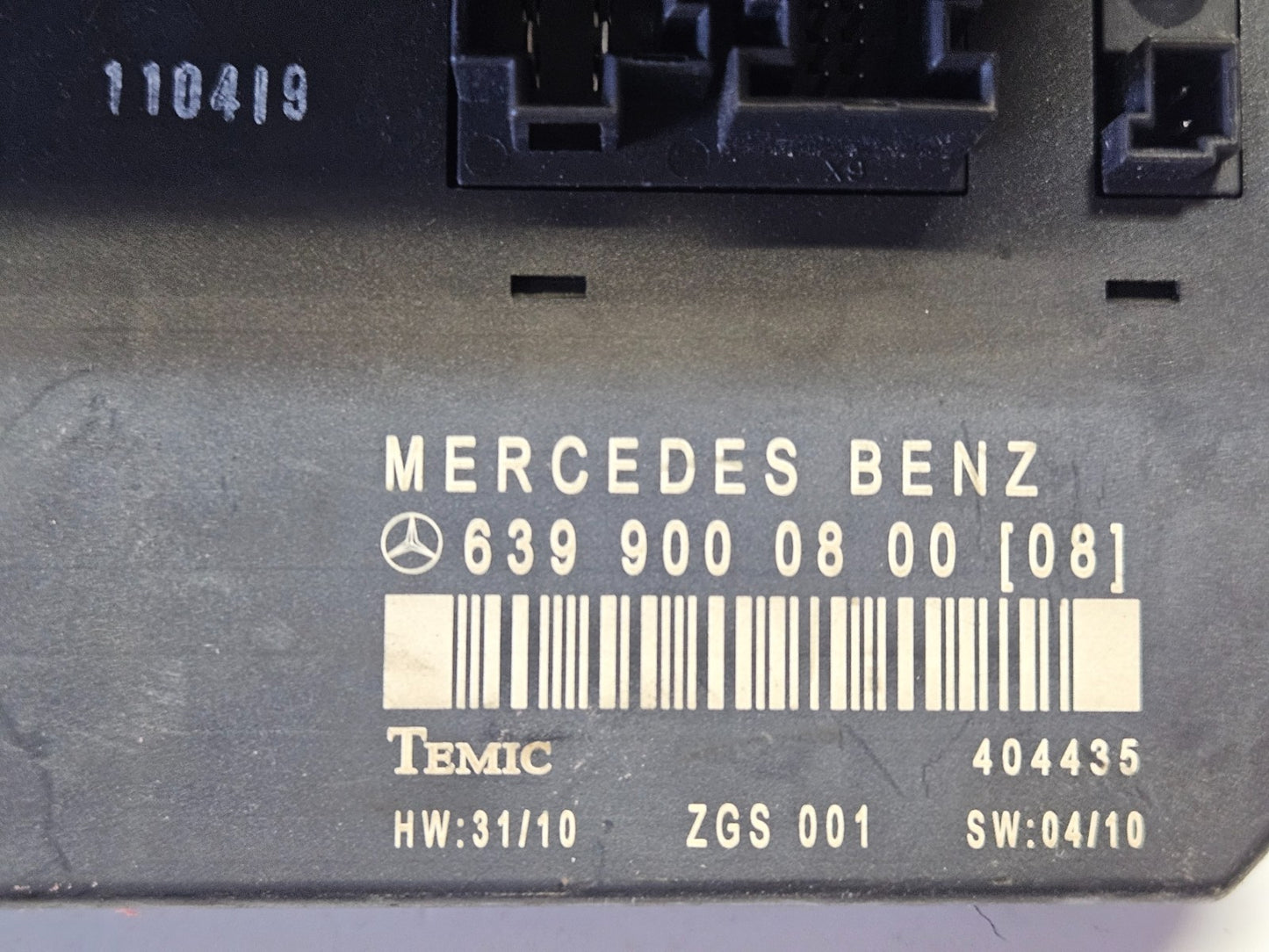 Mercedes W639 Sicherungskasten Steuergerät 6399000800 A 6395450801 ♻️ #2