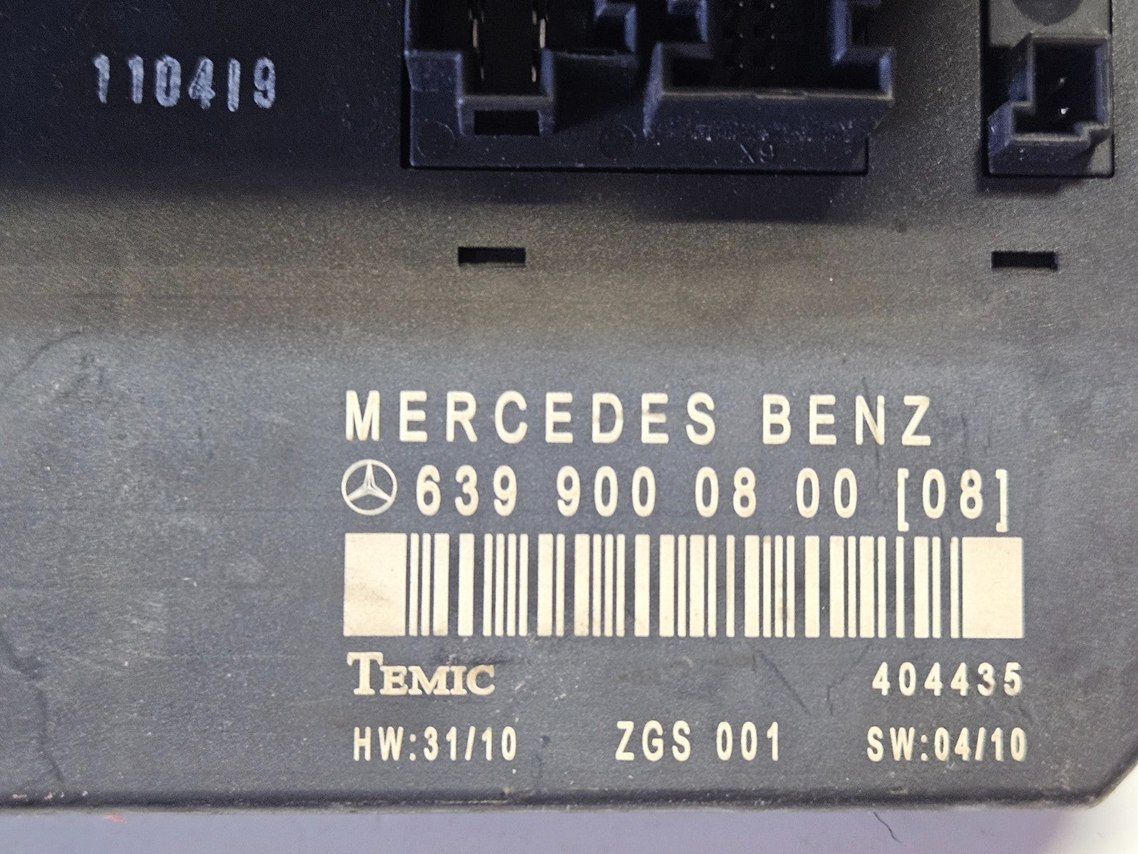 Mercedes W639 Sicherungskasten Steuergerät 6399000800 A 6395450801 ♻️ #2
