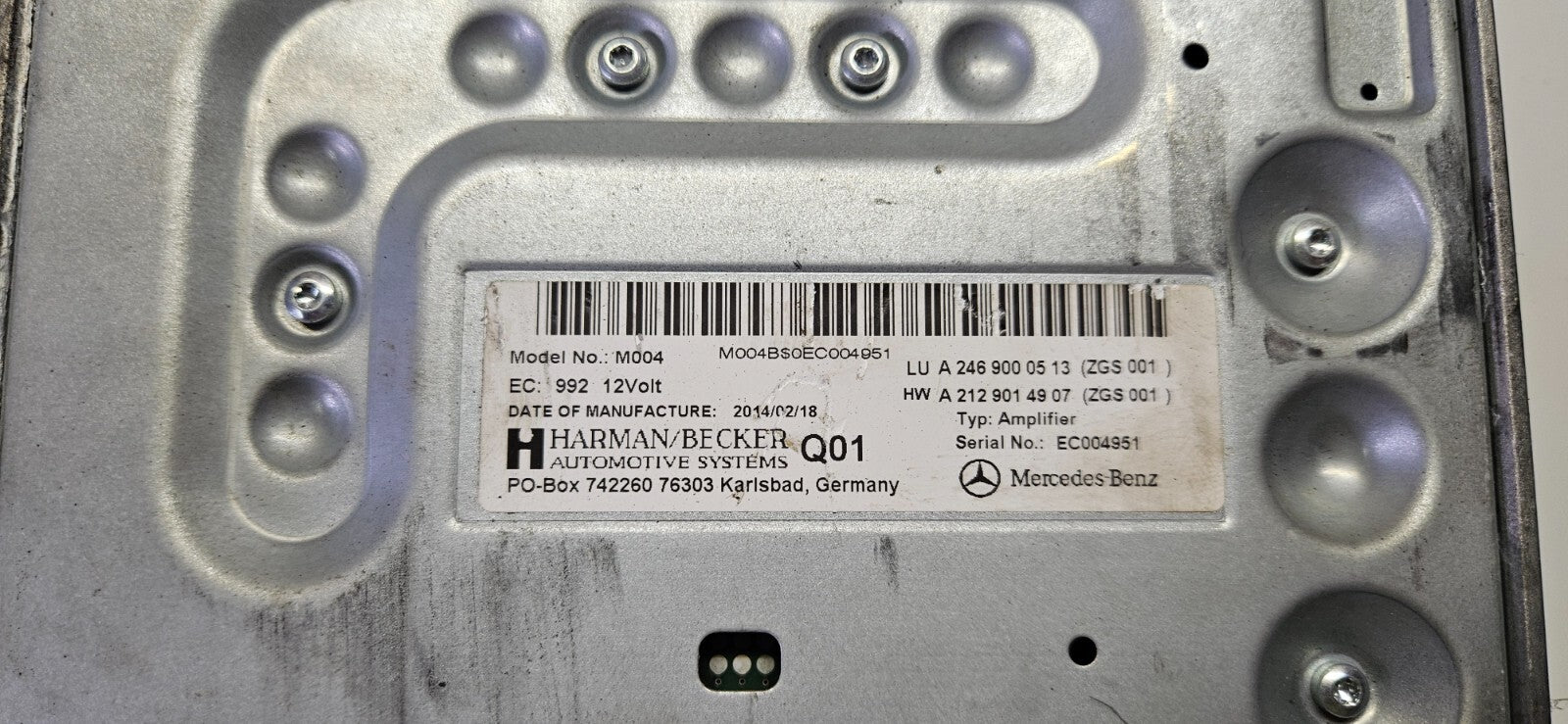 Mercedes Verstärker Audiosteuergerät Harman Becker A 2469000513 A 2129014907