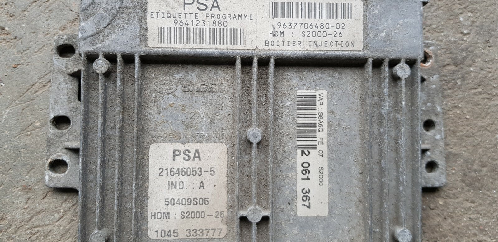 Peugeot Citroen Motorsteuergerät Steuergerät 9641231880 9637706480 21646053-5 ♻️