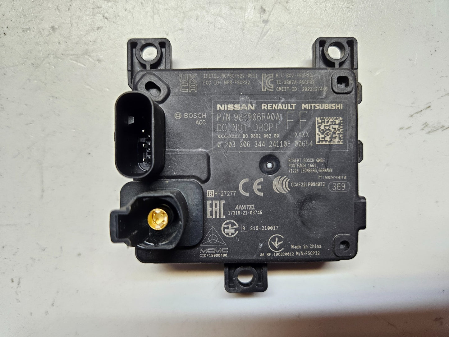 Nissan Radarsensor Abstandsensor 0203306344 988906RA0A ♻️