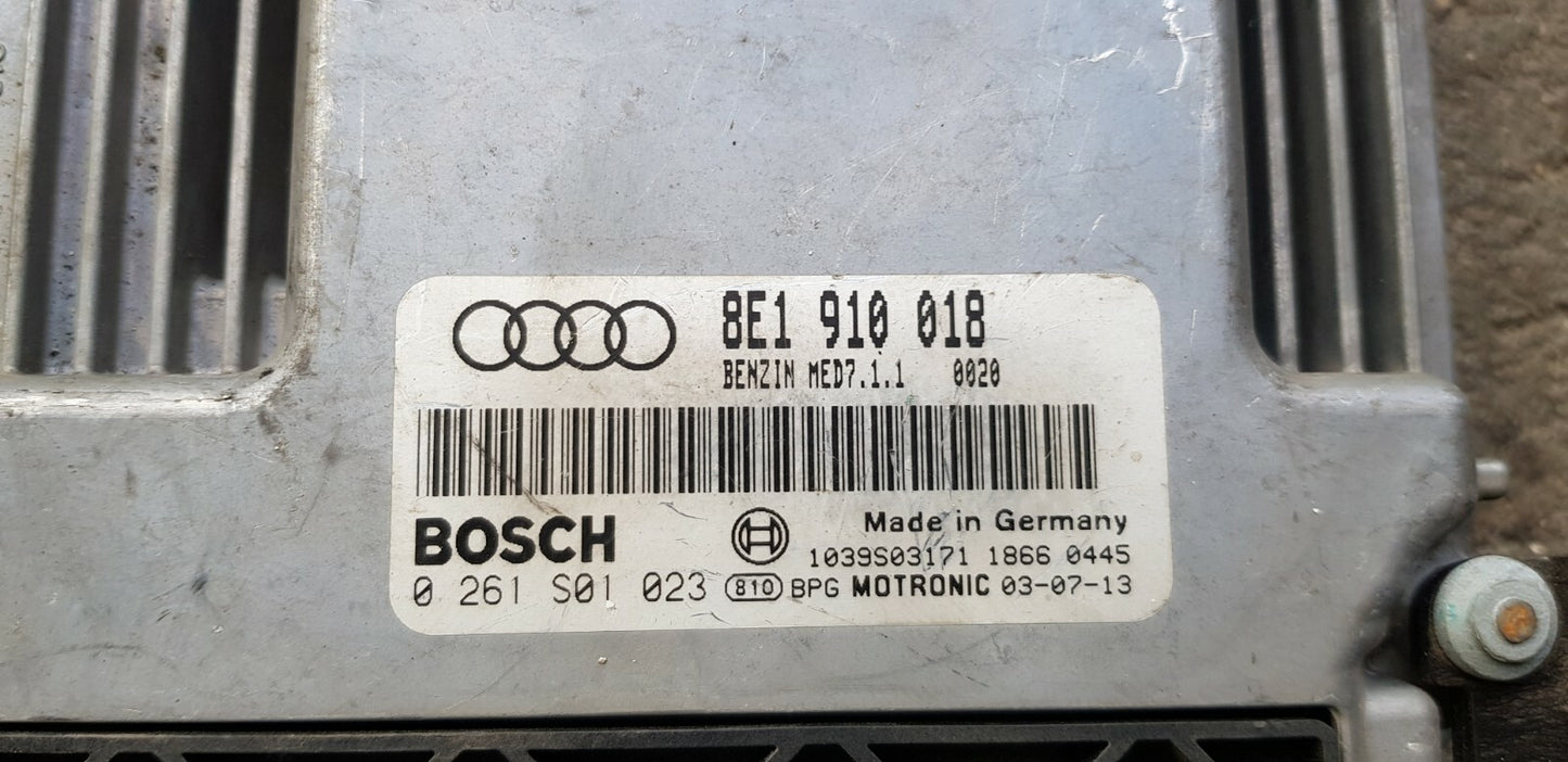 Audi A4 Motorsteuergerät Steuergerät 8E1910018 0261S01023 PLUG&PLAY