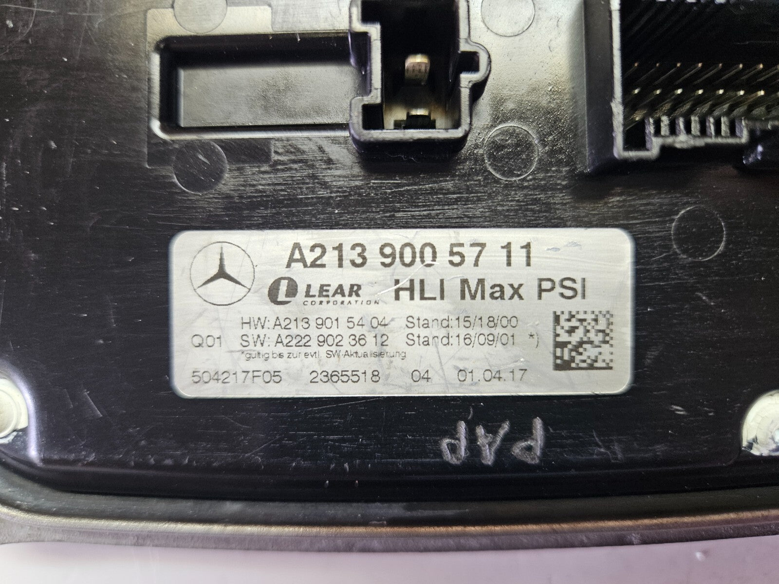 Mercedes LED Scheinwerfer Steuergerät A 2139005711 A 2139015404 HLI Max PSI ♻️