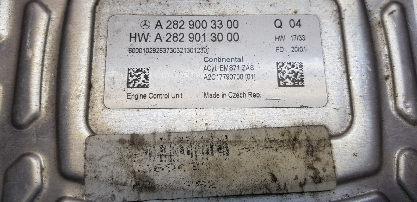 Mercedes W177 Motorsteuergerät Steuergerät A 2829003300 A 2829013000