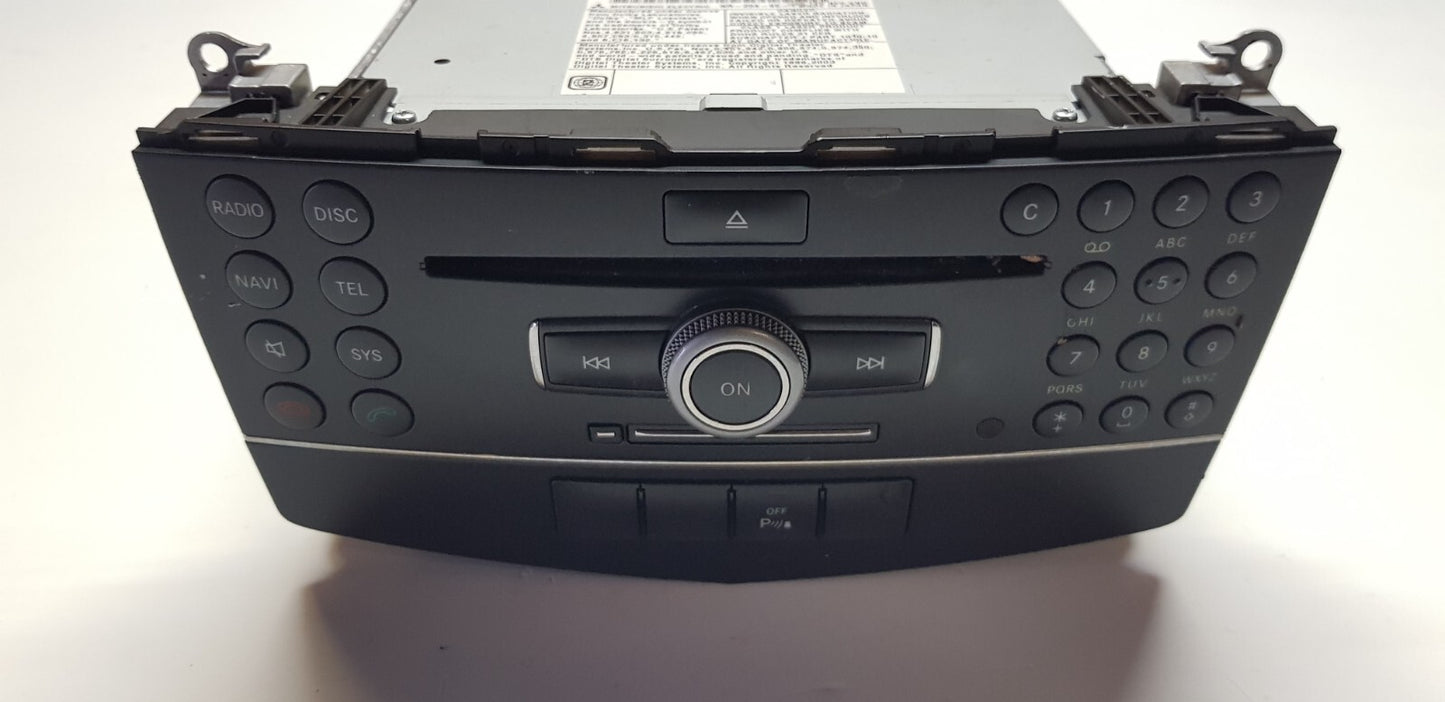 Mercedes W204 Headunit Comand Navigation A 2048704994 A 2048707590 mit PIN Code