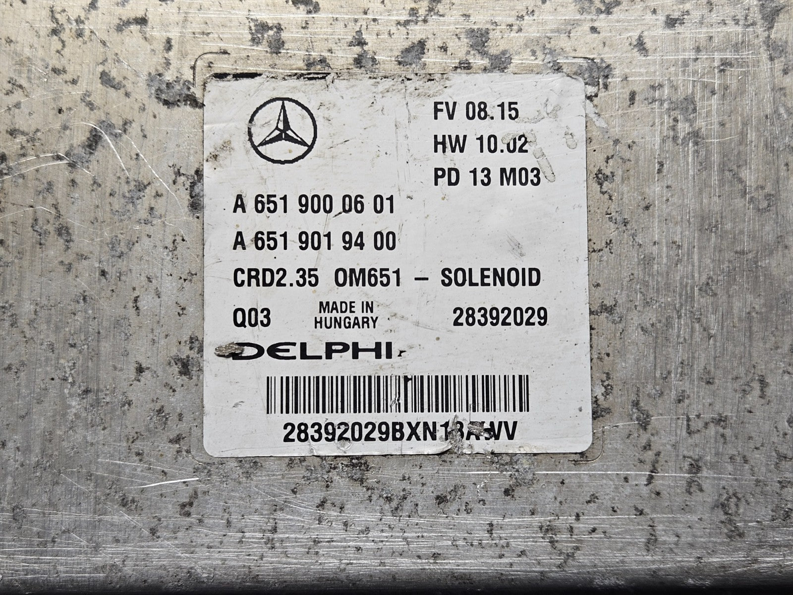 Mercedes Sprinter Motorsteuergerät A 6519000601 A 6519019400 ♻️ ZURÜCKGESETZT