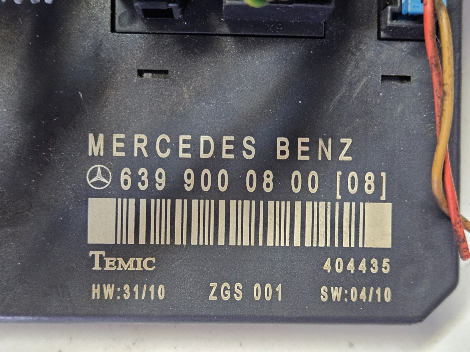 Mercedes W639 Sicherungskasten Steuergerät 6399000800 A 6395450801 ♻️
