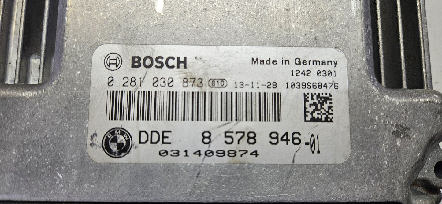 BMW Motorsteuergerät Steuergerät DDE 8578946 -01 0281030873 PLUG & PLAY