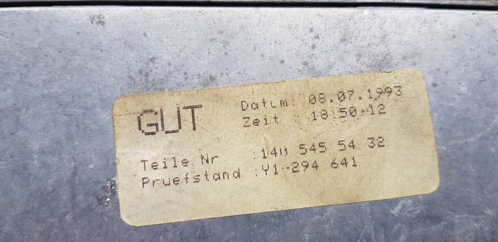 Mercedes Tempomat Leerlaufregulierung Steuergerät 1405455432