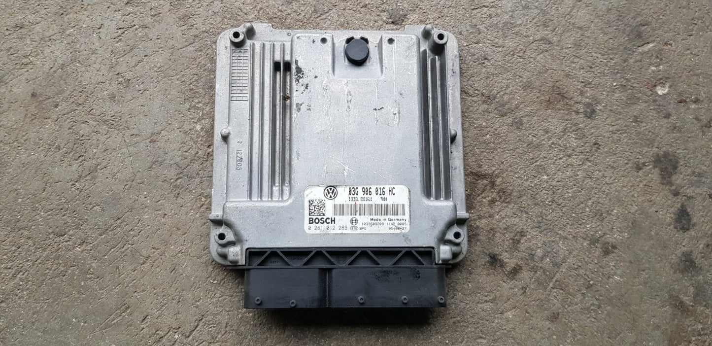 Seat Motorsteuergerät Steuergerät 03G906016HC 0281012289 mit PIN CODE