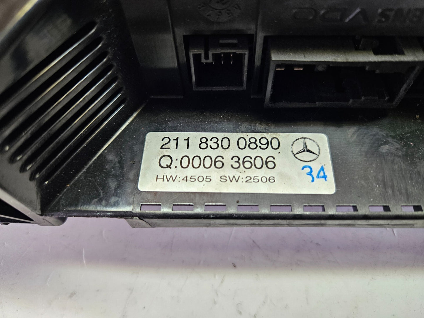 Mercedes E-Klasse W211 Klimabedienteil Bedienteil 2118300890 Q:0006 ♻️
