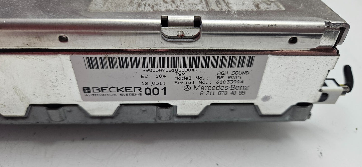 Mercedes E W211 Amplifier Verstärker Steuergerät A 2118704089 BE9005 ♻️