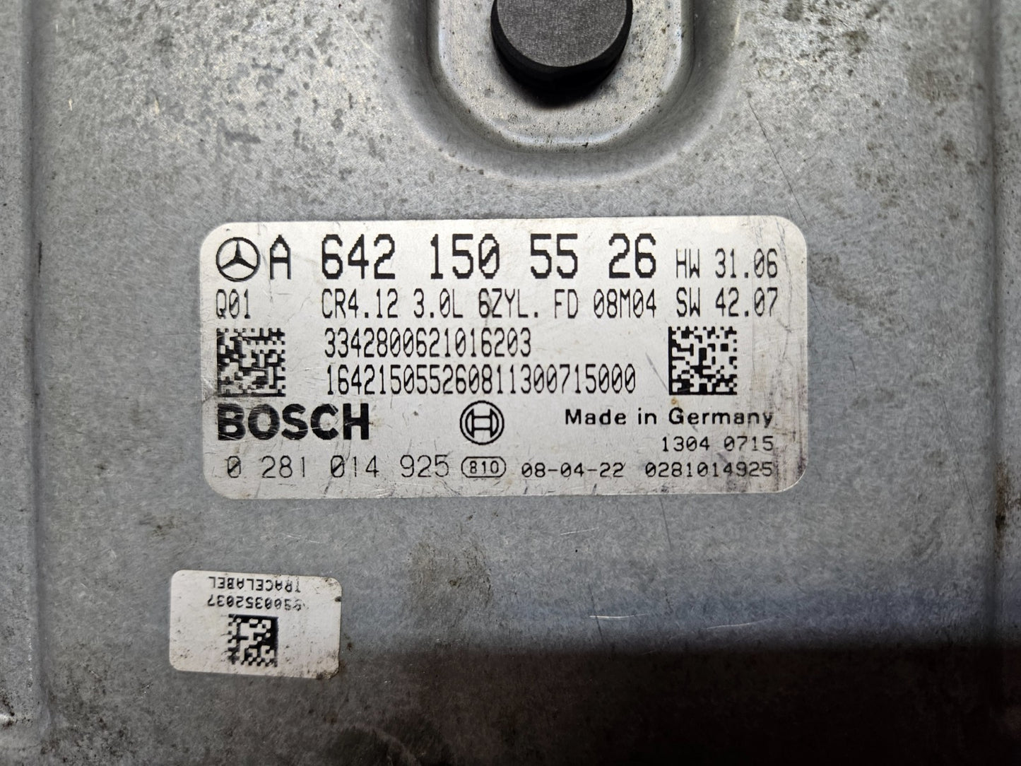 Mercedes Motorsteuergerät A 6421505526 0281014925 EDC16CP31 ♻️ ZURÜCKGESETZT
