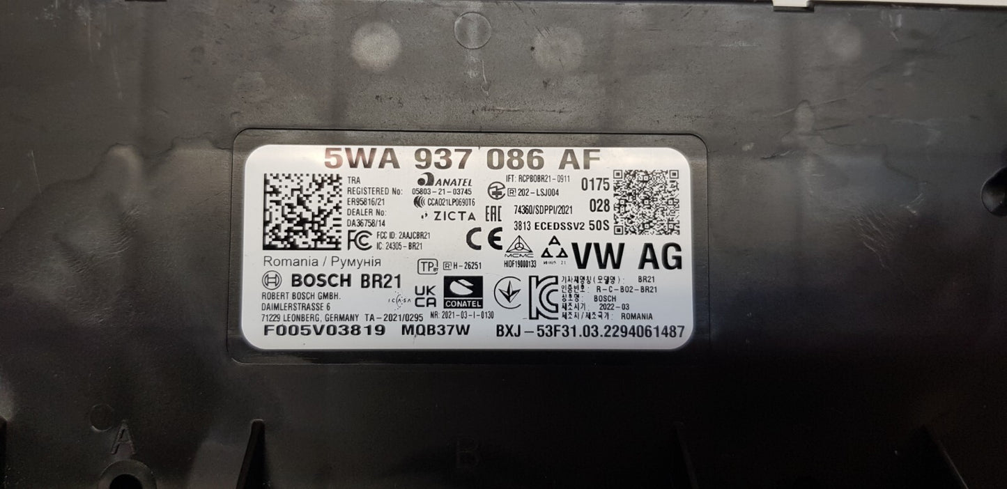 VW Audi Seat Bordnetzsteuergerät Steuergerät 5WA937086AF