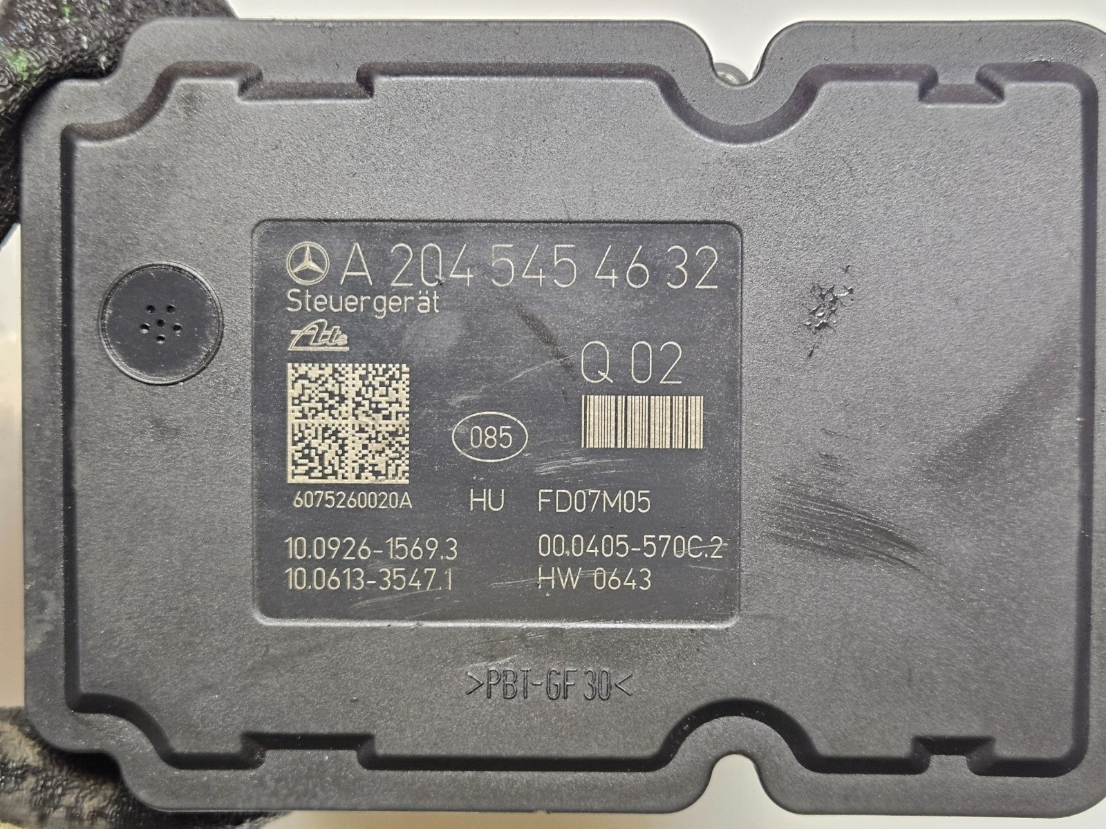 Mercedes W204 ABS Hydraulikblock Pumpe Steuergerät A 2045454632 A 0064312512 ♻️